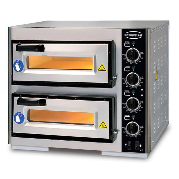 Photo de Four à pizza mini 2 étages COMBISTEEL 7491-1005 - COMBISTEEL