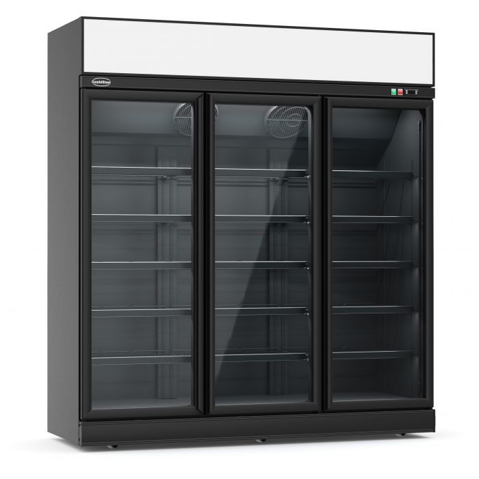Photo de Armoire positive vitrées 3 portes spéciale épicerie COMBISTEEL 7455-2415 - COMBISTEEL