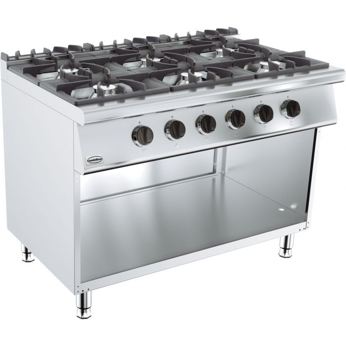 Photo de Fourneau gaz 6 feux  COMBISTEEL 7178-0410 - COMBISTEEL